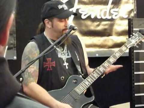 MIKE ORLANDO (Adrenaline Mob) guitar clinic + Q & A @ Sweden Rock 2012
