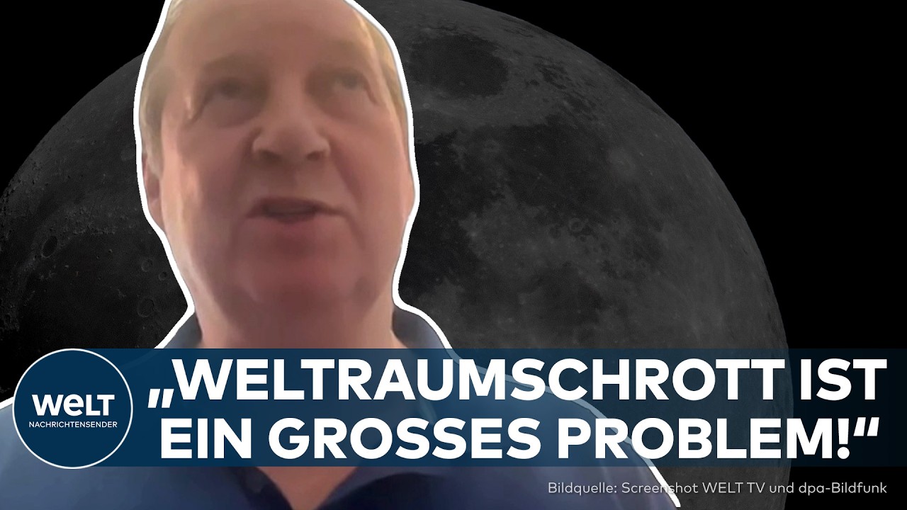 SPACEX-RAKETENSTUFE AUF MONDKURS: Astrophysiker warnt vor Weltraumschrott!