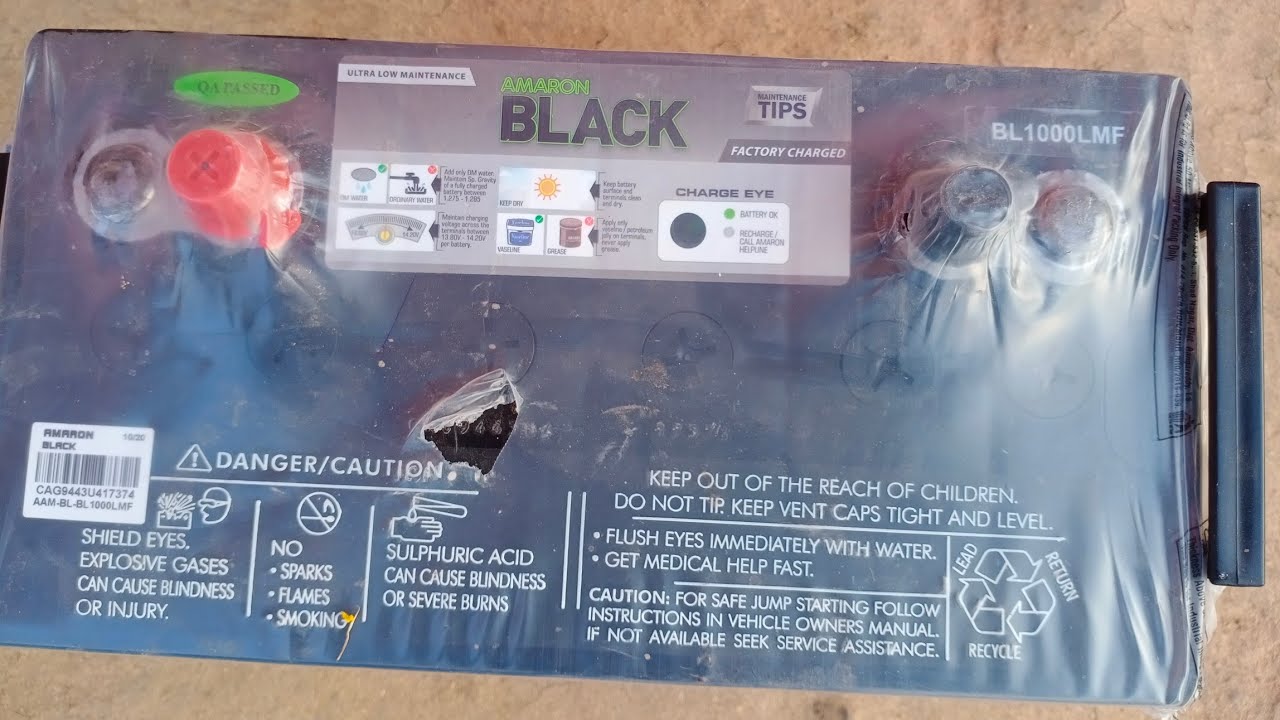 Watch video Amaron का battery कैसा रहता है। AMRON Black battery ! Full details !! Now Amaron का battery कैसा रहता है। AMRON Black battery ! Full details !!