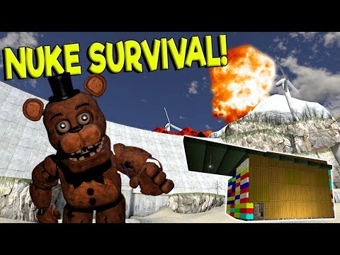 NUKE SURVIVAL VS LEGO BASE CHALLENGE! - Garry's Mod Gameplay - Gmod Nuke Base Building
