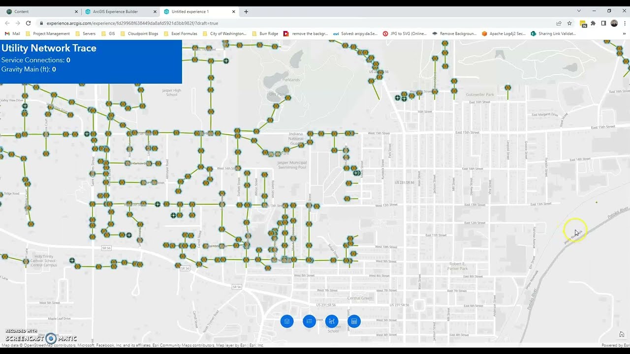 Creating an Experience Builder Project for Utility Network Tracing