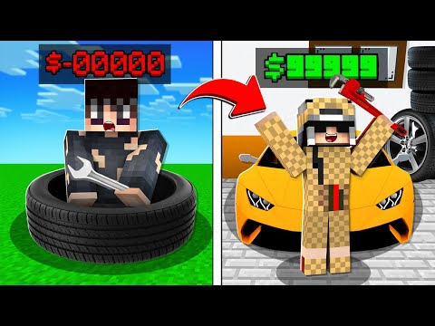 TAMİRCİ DÜKKANI AÇIP MİLYONER OLDUM 😱 - Minecraft