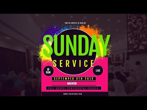 SUNDAY SERVICE | FGPC NAGERCOIL (08.09.2019) | LIVE