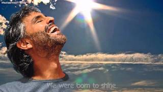 Andrea Bocelli - Because We Believe (with English Lyrics)