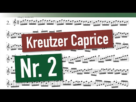 Rodolphe Kreutzer - 42 Studies or Caprices for the violin - No. 2