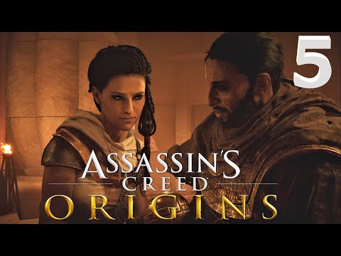 ASSASINS CREED ORIGINS Full Playthrough Walkthrough Part 5 - Meeting AYA