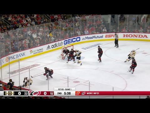 2022 Stanley Cup Playoffs. Bruins vs Hurricanes. Game 1 highlights