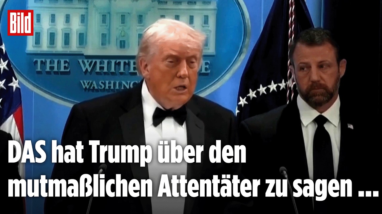 TRUMP SPRICHT: US-Präsident findet nach vermeintlichen Attentatsversuch klare Worte