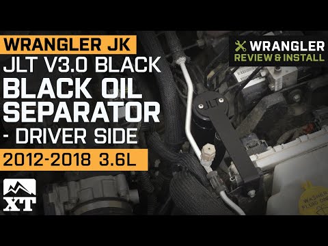 Jeep Wrangler JK JLT V3.0 Black Oil Separator - Driver Side (2012-2018 3.6L) Review & Install
