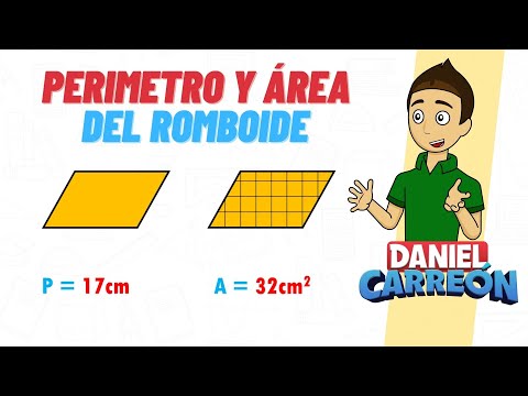 PERIMETRO Y AREA DEL ROMBOIDE Super facil - Para principiantes