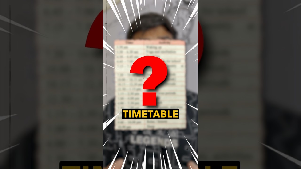 TIMETABLE❌ TARGETS✅ | IIT-JEE #jee #motivation