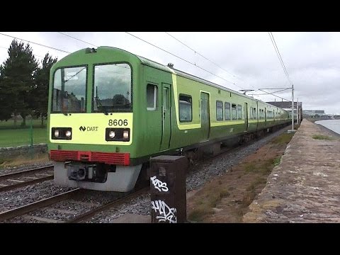 Irish Rail 8500 Class Dart Train number 8606 - Booterstown, Dublin
