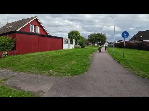 4K Walking around in falkenberg city, Sweden 🇸🇪2023.