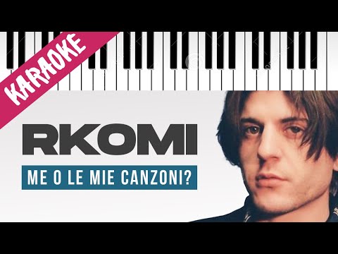 Rkomi feat. Gazzelle | ME O LE MIE CANZONI? // Piano Karaoke con Testo