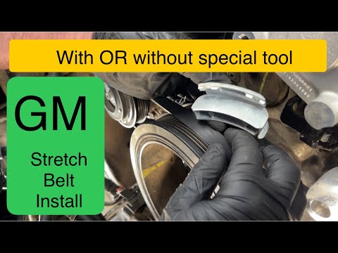 GM Stretch Belts Removal and Install Yukon, Suburban, Tahoe, Sierra, Silverado, Sierra, Escalade