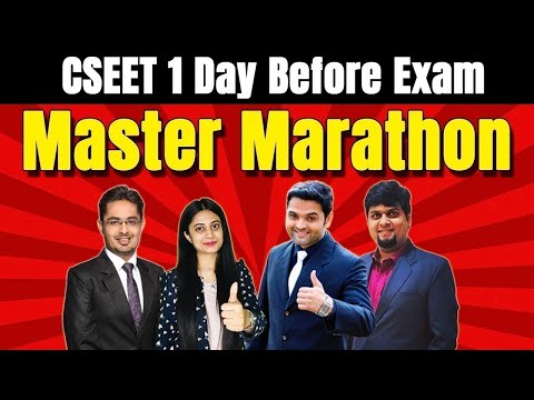CSEET May 2024 Master Marathon | 1 Day Before CSEET Exam | CSEET Complete Syllabus Master Marathon