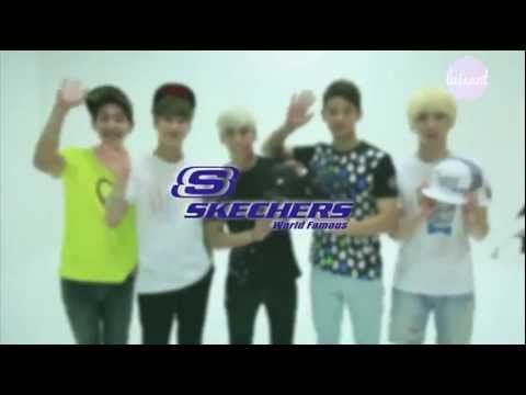 [Eng Sub] 130627 SHINee Skechers x Naver Collaboration Artwork Design BTS+Self Camera