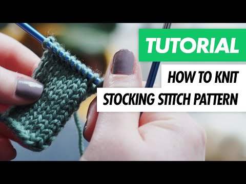 How to Knit STOCKING / STOCKINETTE Stitch