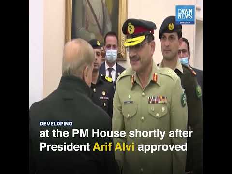 New COAS, CJCSC Call On PM Shehbaz | Developing | Dawn News English