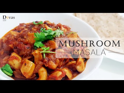 Mushroom Masala | Restaurant Style Mushroom Masala | Mushroom Gravy for Chapathi | EP #159 Video