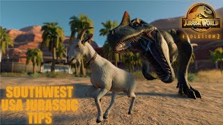 HOW TO COMPLETE SOUTHWEST USA ON JURASSIC DIFFICULTY | Jurassic World Evolution 2