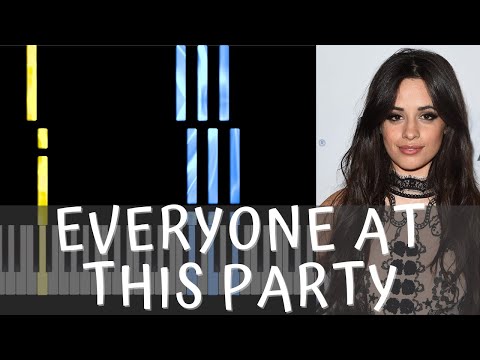 Piano Tutorial / Camila Cabello - everyone at this party