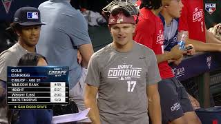 Cole Carrigg Throws 100 MPH at MLB Draft Combine! | MLB Draft Prospect #45 | 6/21/2023