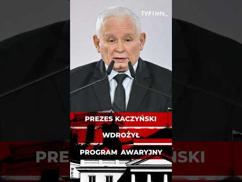 "Prezes Kaczyński wdrożył program awaryjny" #polityka #polska #shorts