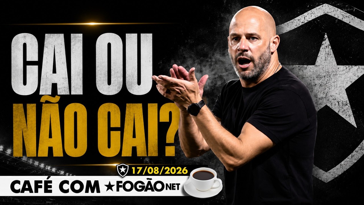 LIVE CAFÉ COM FOGÃONET | Franclim fora? Botafogo decide hoje; organizada faz cobrança no desembarque