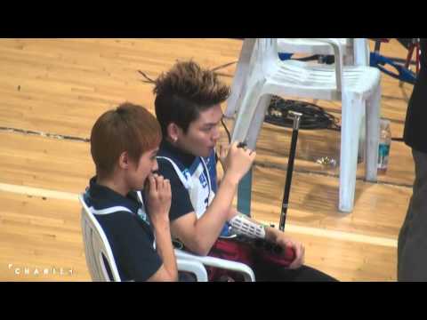 [fancam] 120715 Chunji and Ricky @ Idol Sports Olympics recording