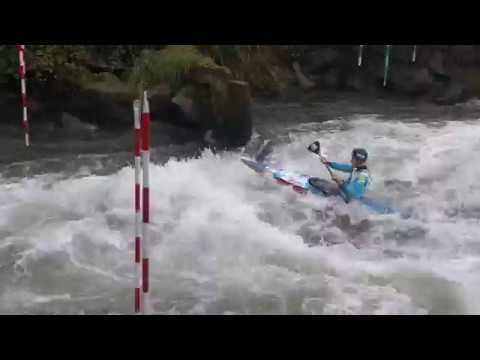 Vid Oštrbenk K1 mladinci - kvalifikacije Alpe Adria Celovec 2018