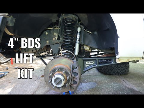 LIFTING my Overland F250 w/ a 4" BDS Radius Arm Lift kit