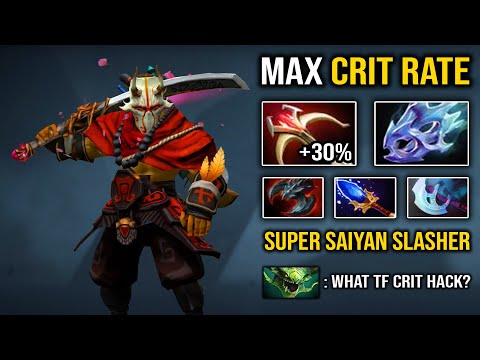 WTF MAX SPEED JUGGER Super Saiyan Crit Rate with Moon Shard Daedalus 100% Delete Viper & Sven DotA 2