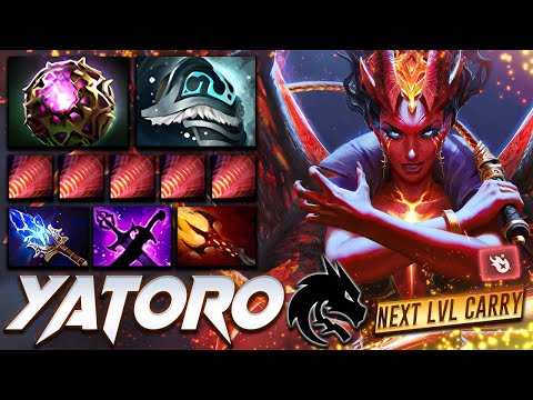 Yatoro Queen of Pain Super Action - Dota 2 Pro Gameplay [Watch & Learn]