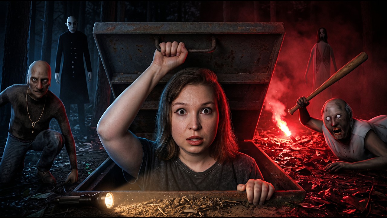 СБЕЖАЛА ЧЕРЕЗ ЛЮК ОТ ЭТИХ ШИЗИКОВ! [ Прохождение Granny 4: The Rebellion ] №2