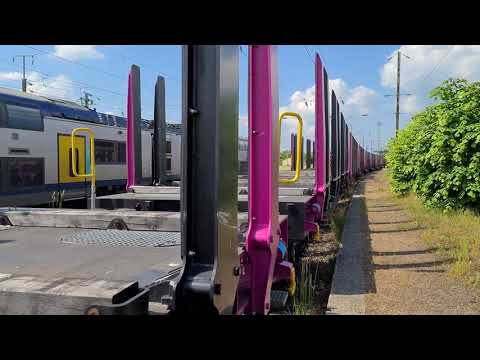 Retour  à  AULNOYE  de la desserte  EURO CARGO RAIL  le 8 juin 2021