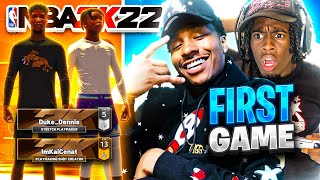 Duke Dennis And Kai Cenat Play NBA 2K22 Together For The FIRST TIME! Best Build NBA 2K22!