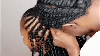HOW TO: Transitioning To NATURAL HAIR CROCHET BRAIDS - Tutorial