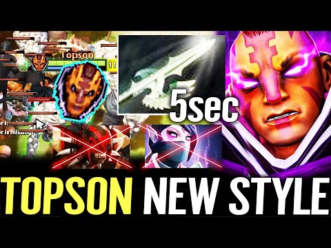 🔥 TOPSON Anti Mage MID NEW STYLE — Heaven's Halberd 100% Counter Bloodseeker + TA Dota 2 Pro