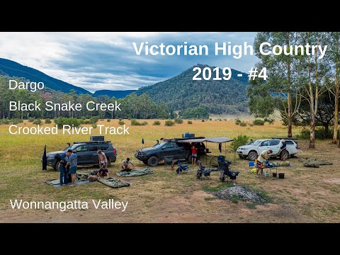 Victorian High Country 4x4 and Camping - 2019 #4  Dargo, Crooked River Track, Wonnangatta Valley