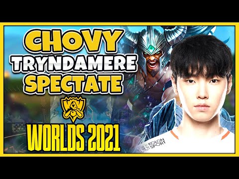 The #1 Mid-Laner WORLD Plays TRYNDAMERE MID at Worlds 2021!! Reacting to Chovy Tryndamere