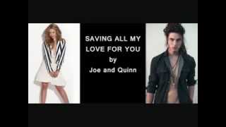 Saving All My Love For You - Glee (with Lyrics)