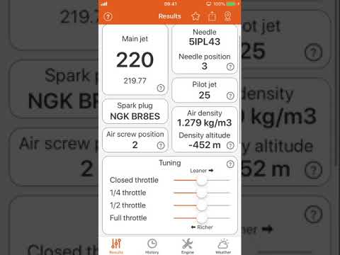 Jetting for KTM 2T Moto Video
