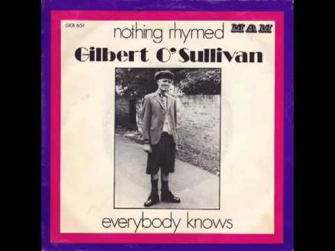 Gilbert O'sullivan - Nothing Rhymed