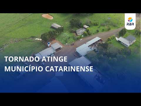 Defesa Civil confirma tornado em município catarinense