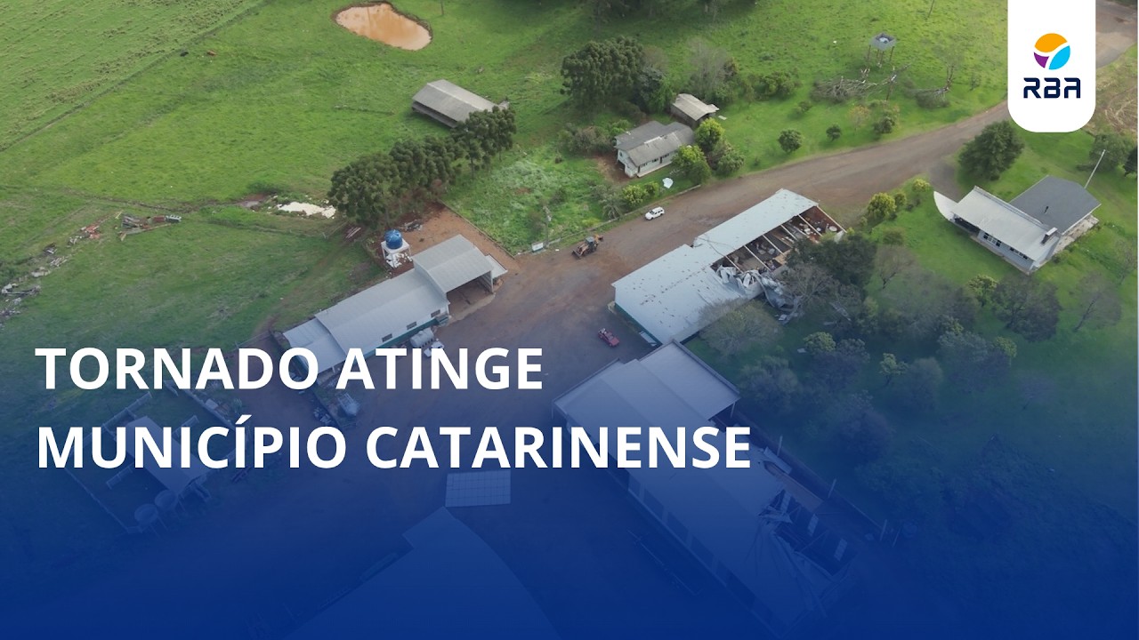 Defesa Civil confirma tornado em município catarinense