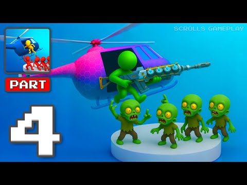 Z Escape: Zombie Machine Gun - Gameplay Walkthrough Part 4 - Survive With Heavy Fire (iOS, Android)