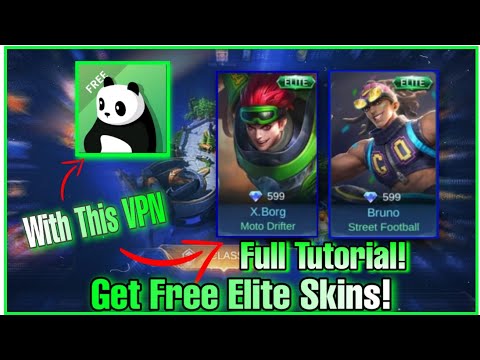 How To Get Free Elite Skins For Free? Watch This Video!🔥||Panda VPN||#MLBB||Chris YT||100% NO BAN