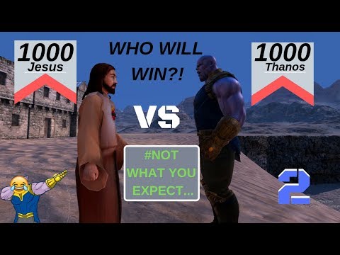 [UEBS] - Thanos Vs Jesus EPIC!!