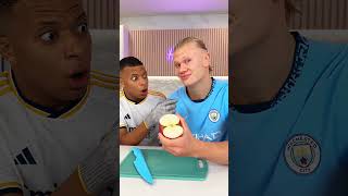 Haaland's Perfect Jawline🤣 #mbappe #haaland #funny #football